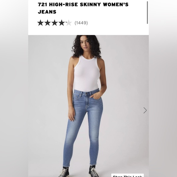 Denizen from Levi's Denim - Levi’s High-Rise Skinny Jeans in Light Blue Wash